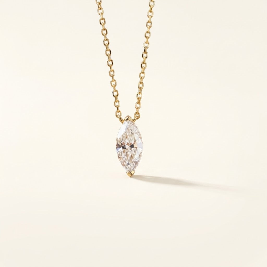 Layla Marquise Pendant Necklace