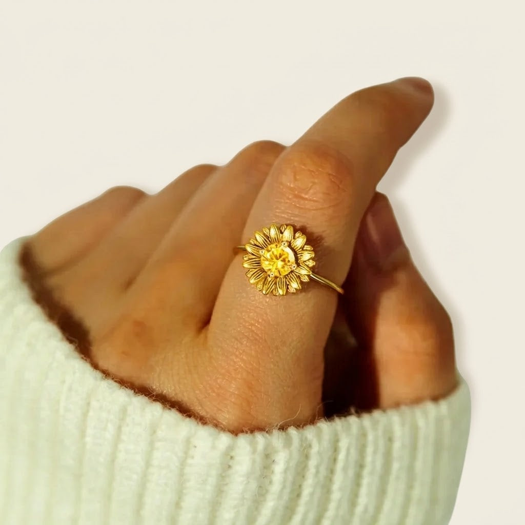 Soleil Sunflower Ring