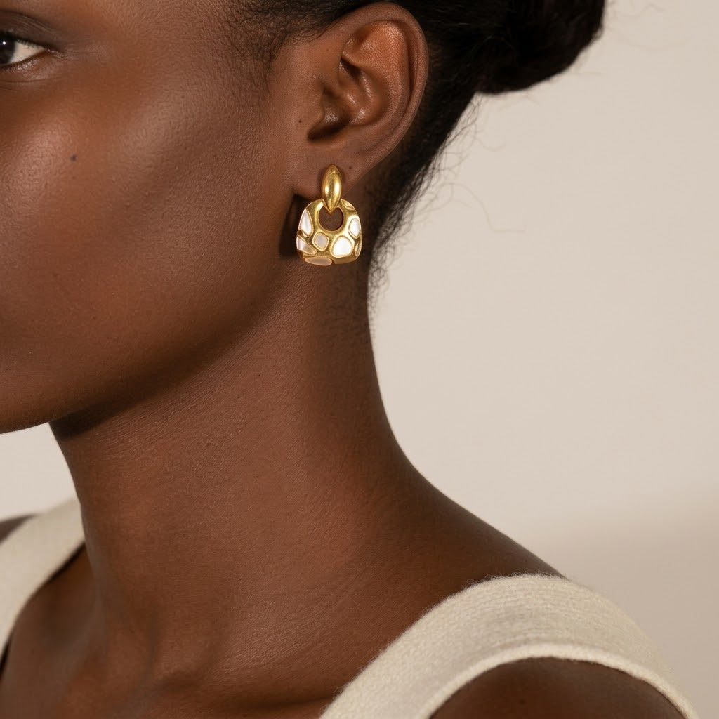 Thalia Oil Drip Earrings