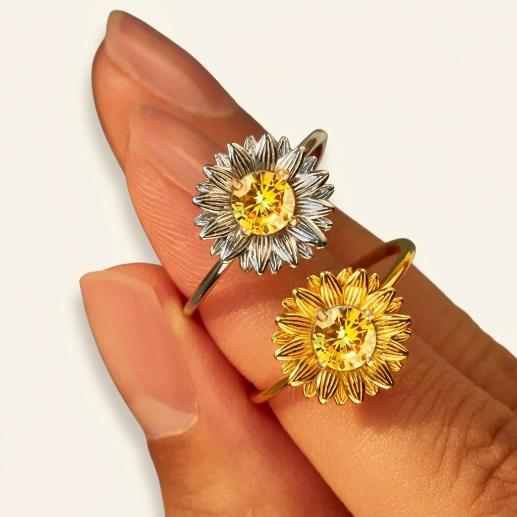 Soleil Sunflower Ring