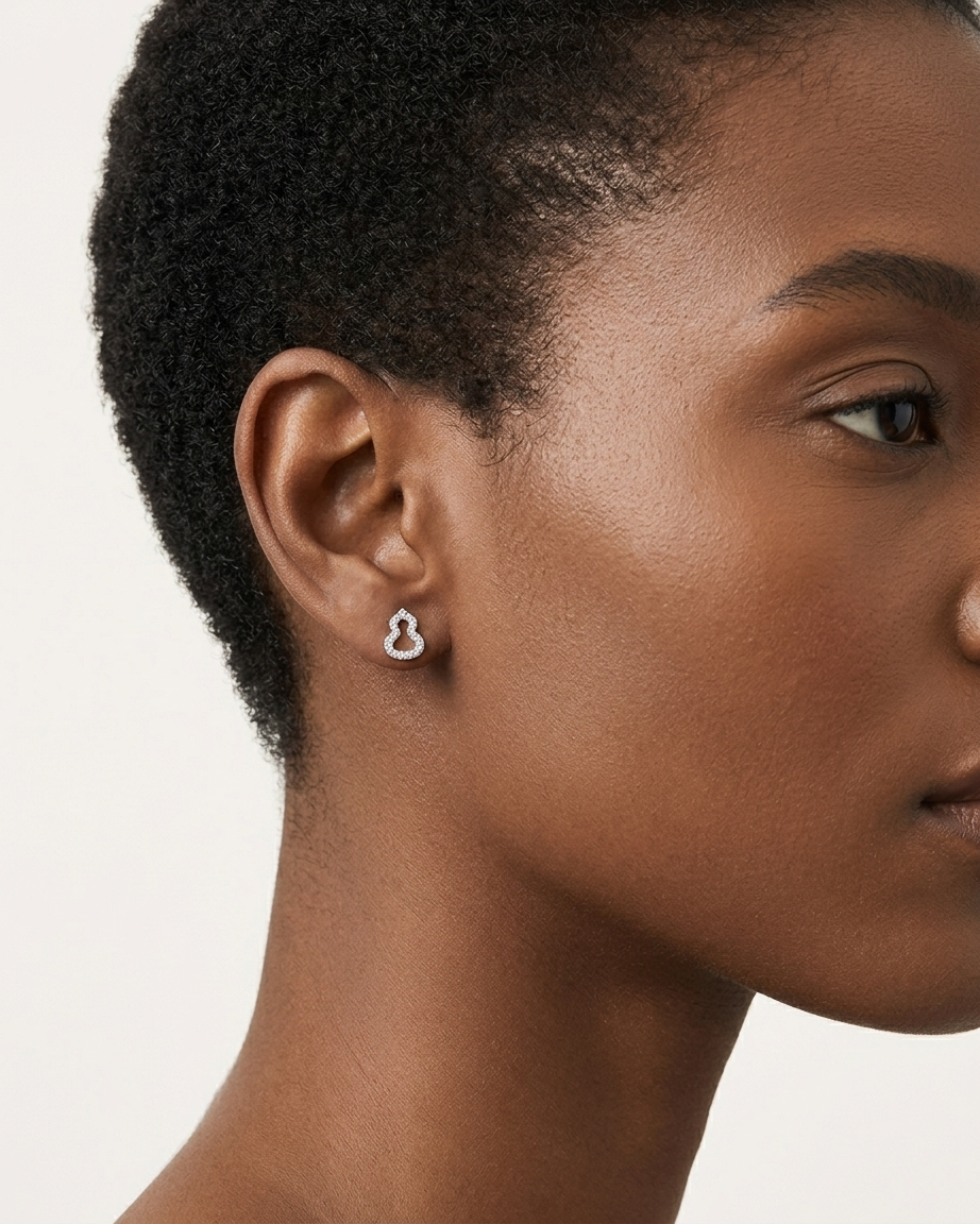 Alizée Gourd Stud Earrings