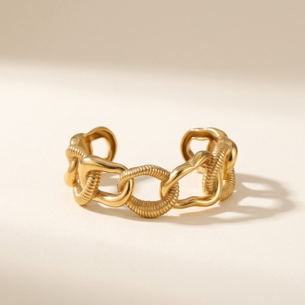 Ioanna Chain Link Open Bracelet