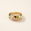Cairo Multi-Gem Chunky Ring