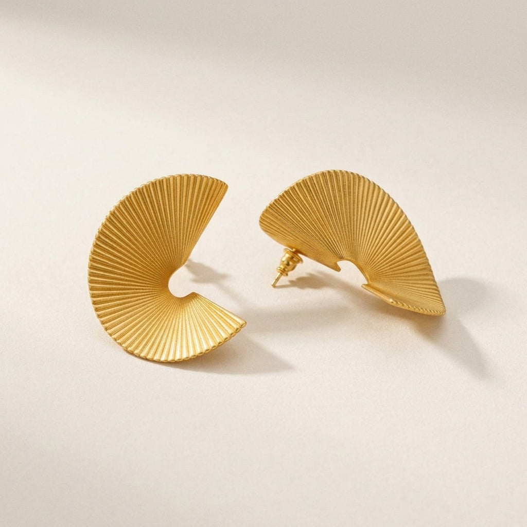 Animas Fan-Shaped Earrings