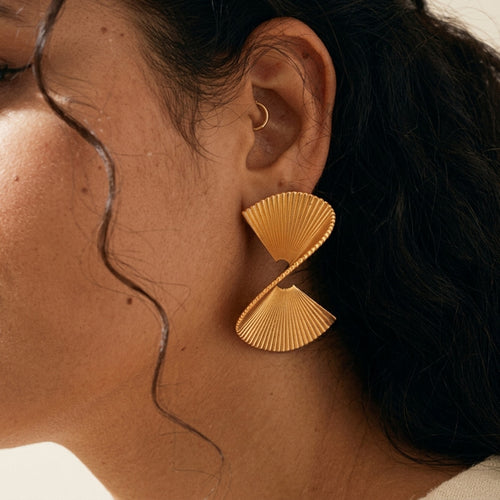 Animas Fan-Shaped Earrings