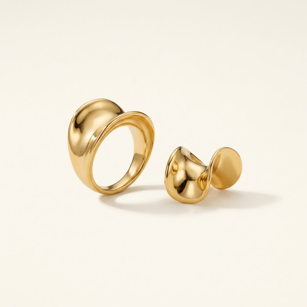 Carmela Geometric Sculptural Ring