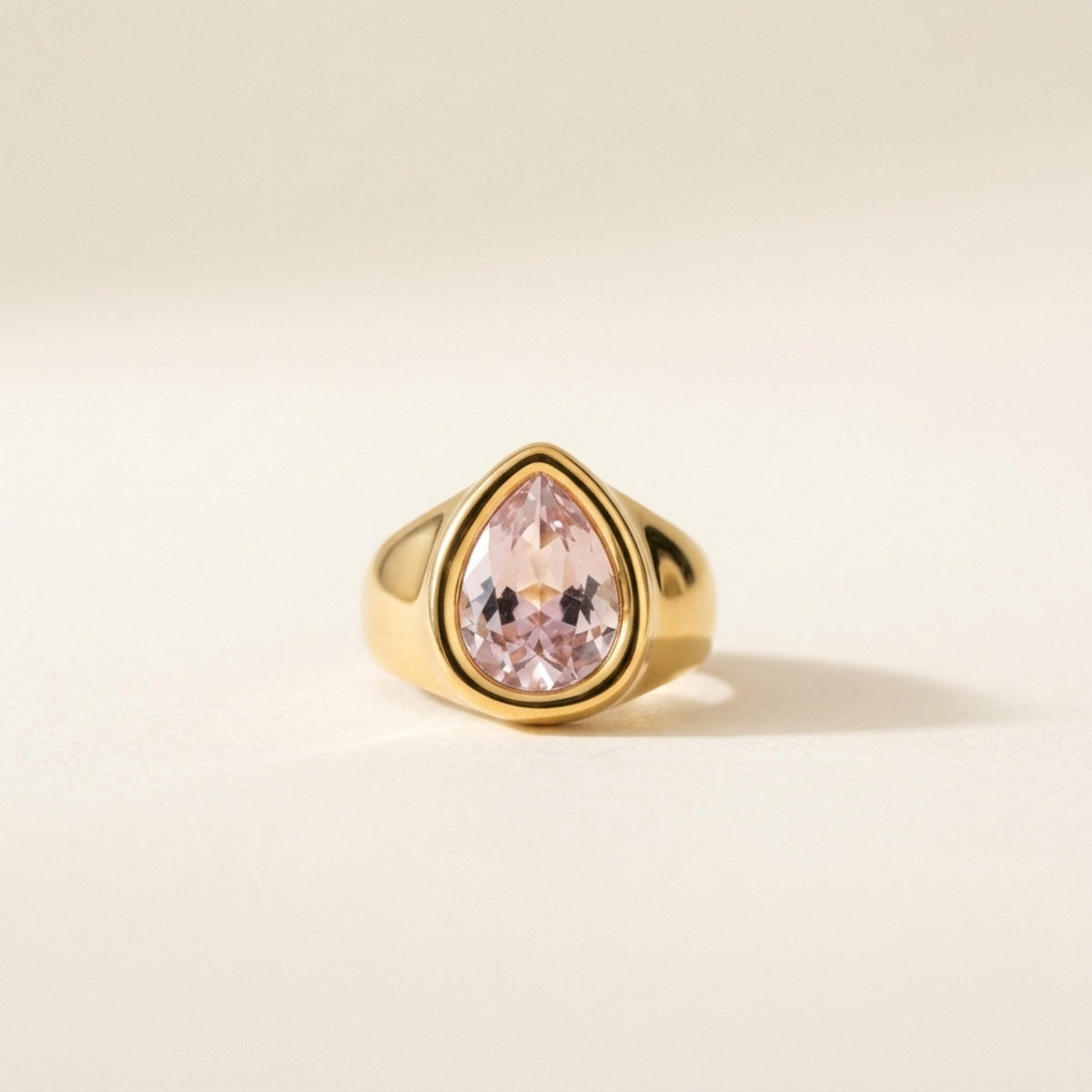 Loimata Teardrop Crystal Ring