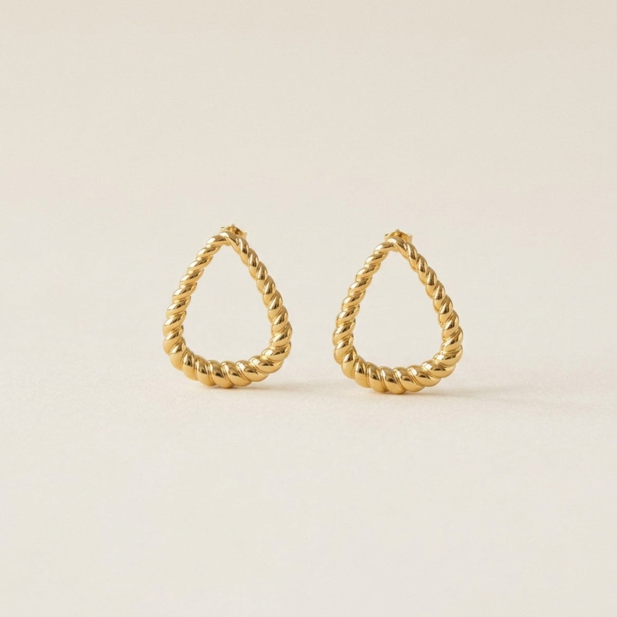 Himera Twisted Dewdrop Earrings