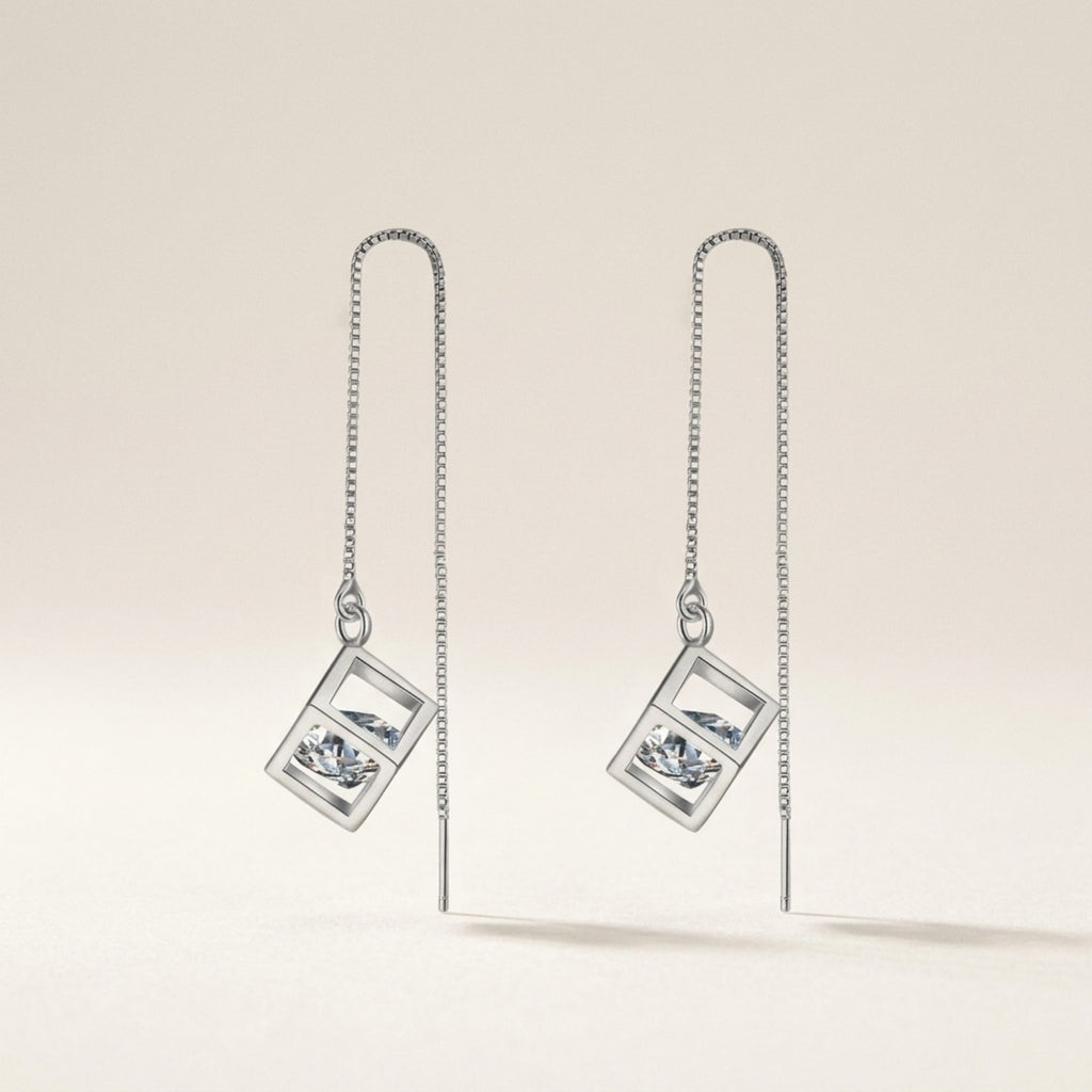 Aya Cube Drop Earrings