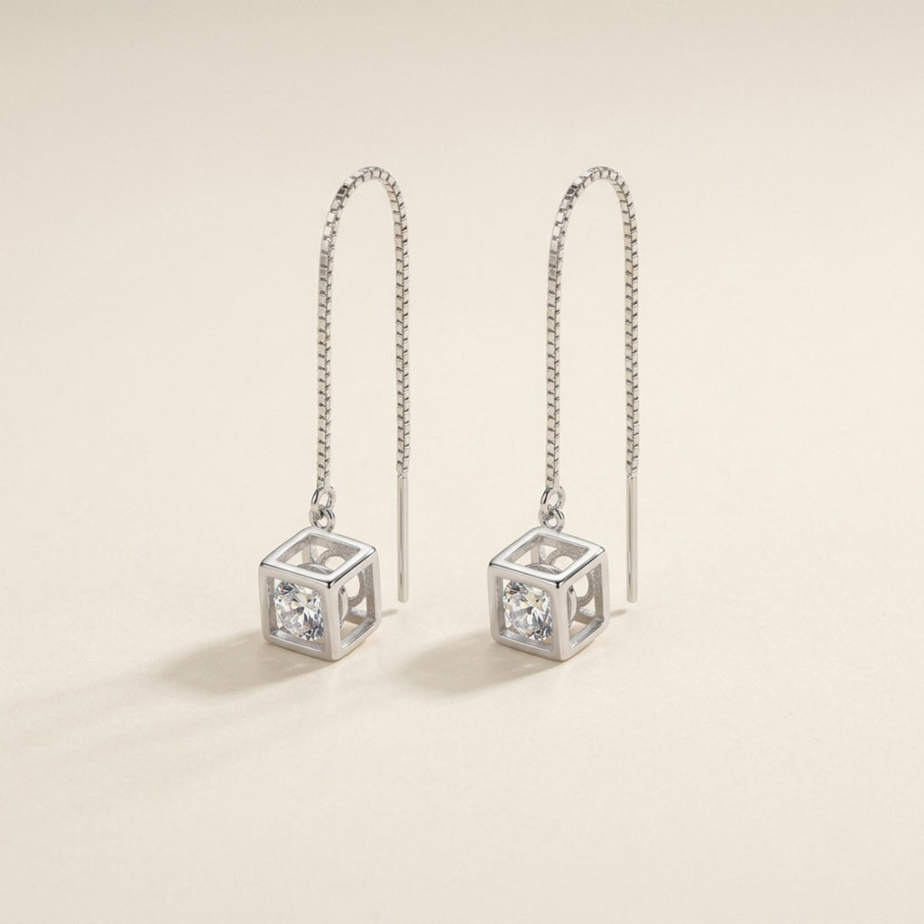 Aya Cube Drop Earrings