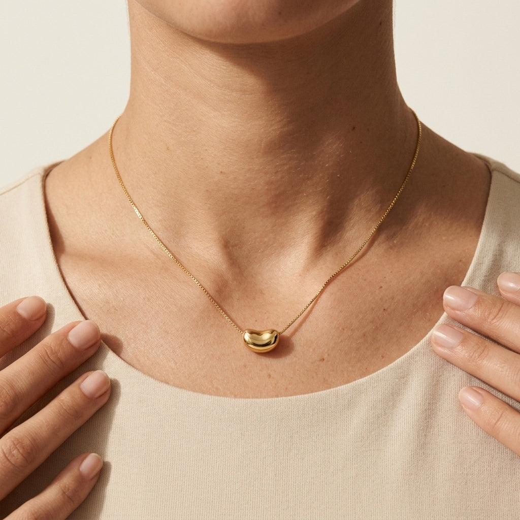 Maria Bean Pendant Necklace