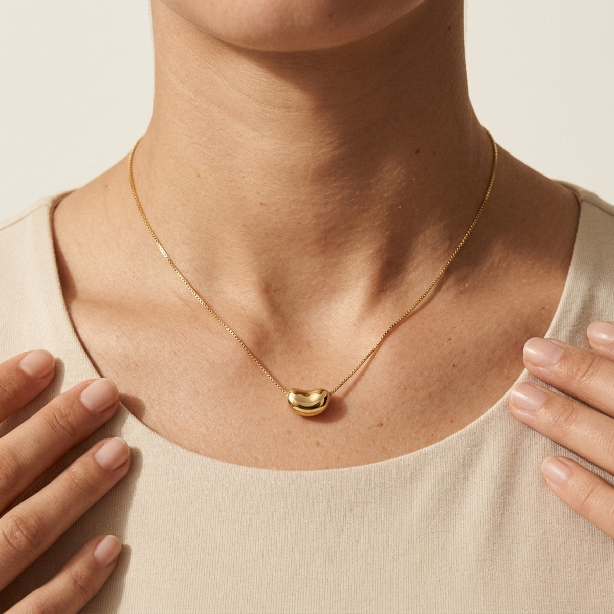 Maria Bean Pendant Necklace
