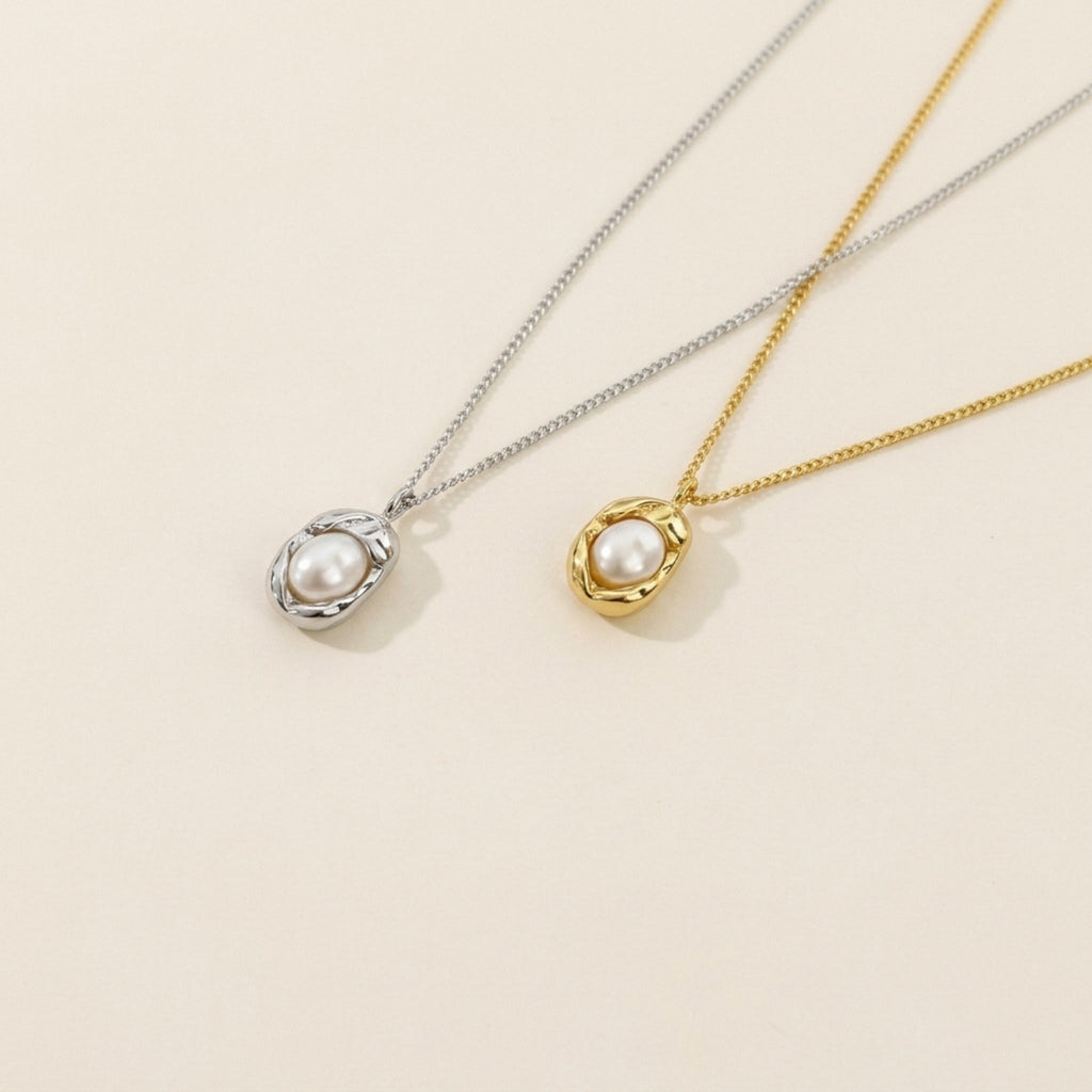 Graz Pearl Encased Pendant Necklace