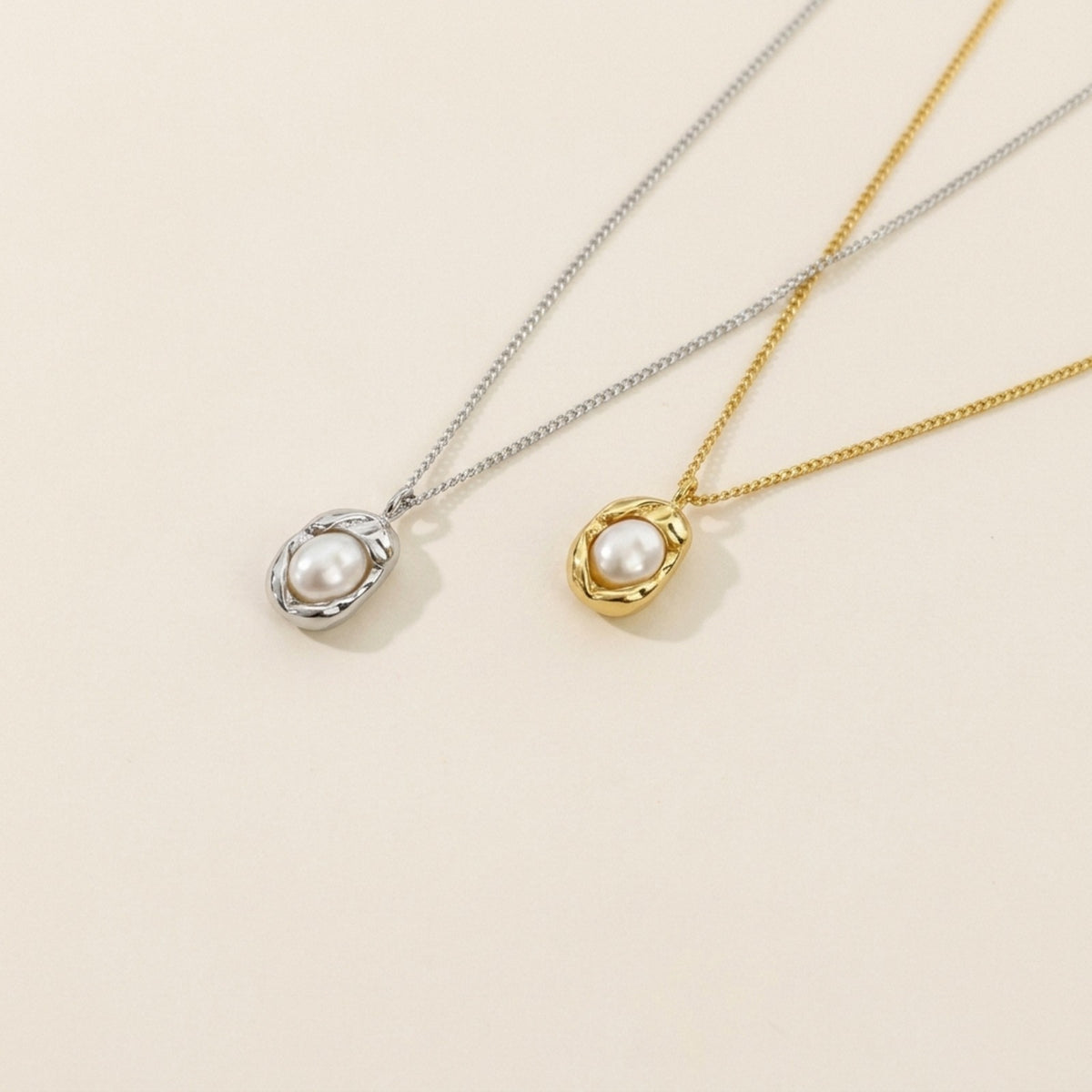 Graz Pearl Encased Pendant Necklace