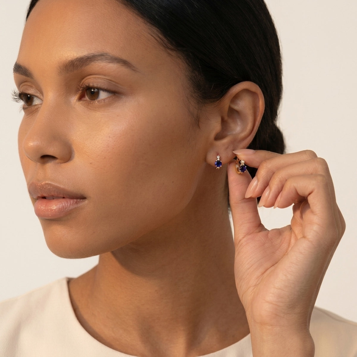 Gaia Hoop Earrings