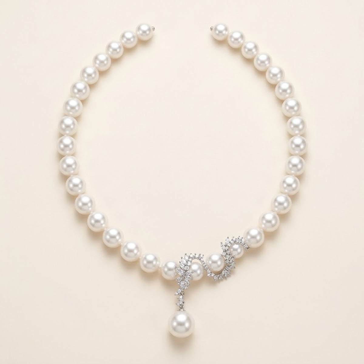 Margherita Pearl Drop Necklace