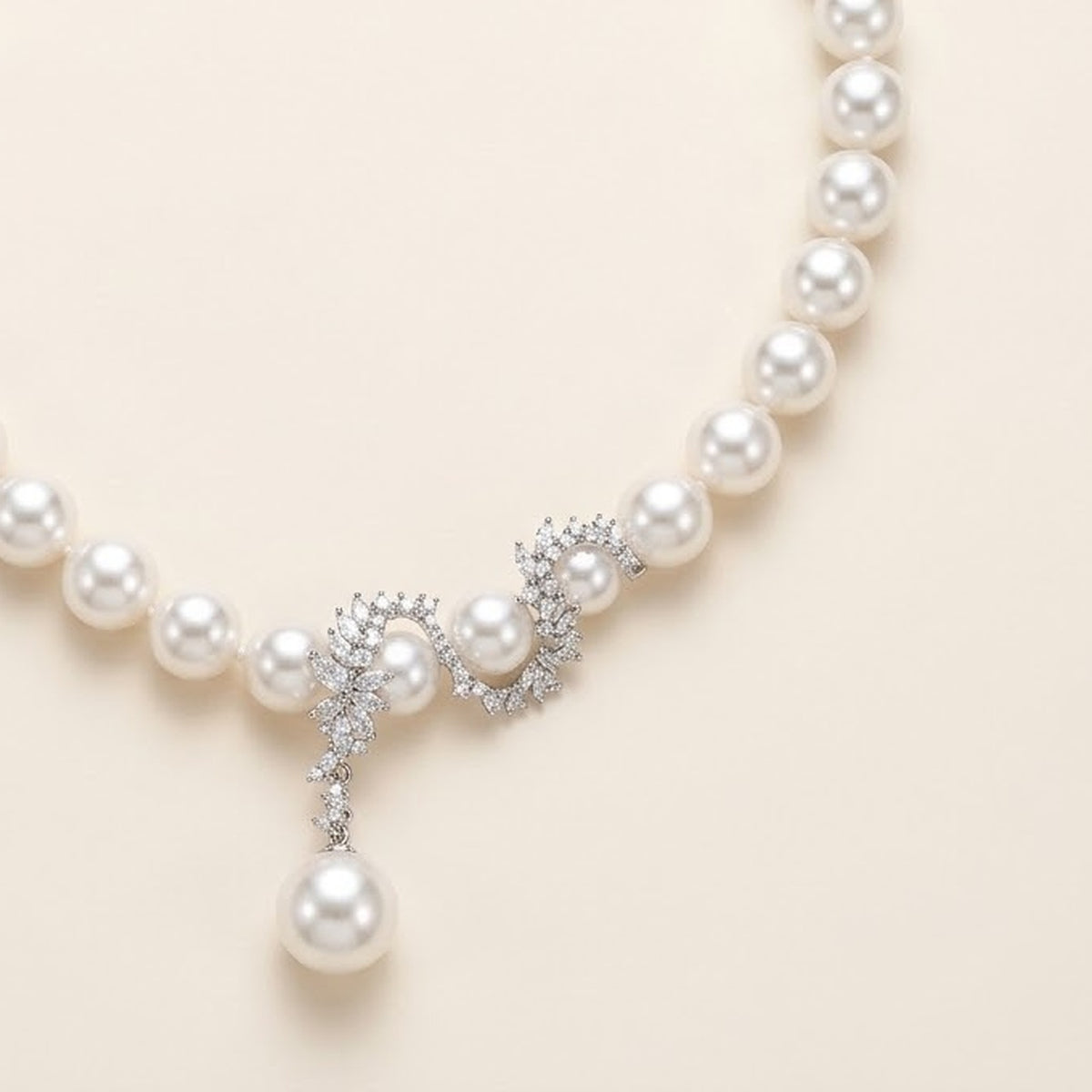 Margherita Pearl Drop Necklace