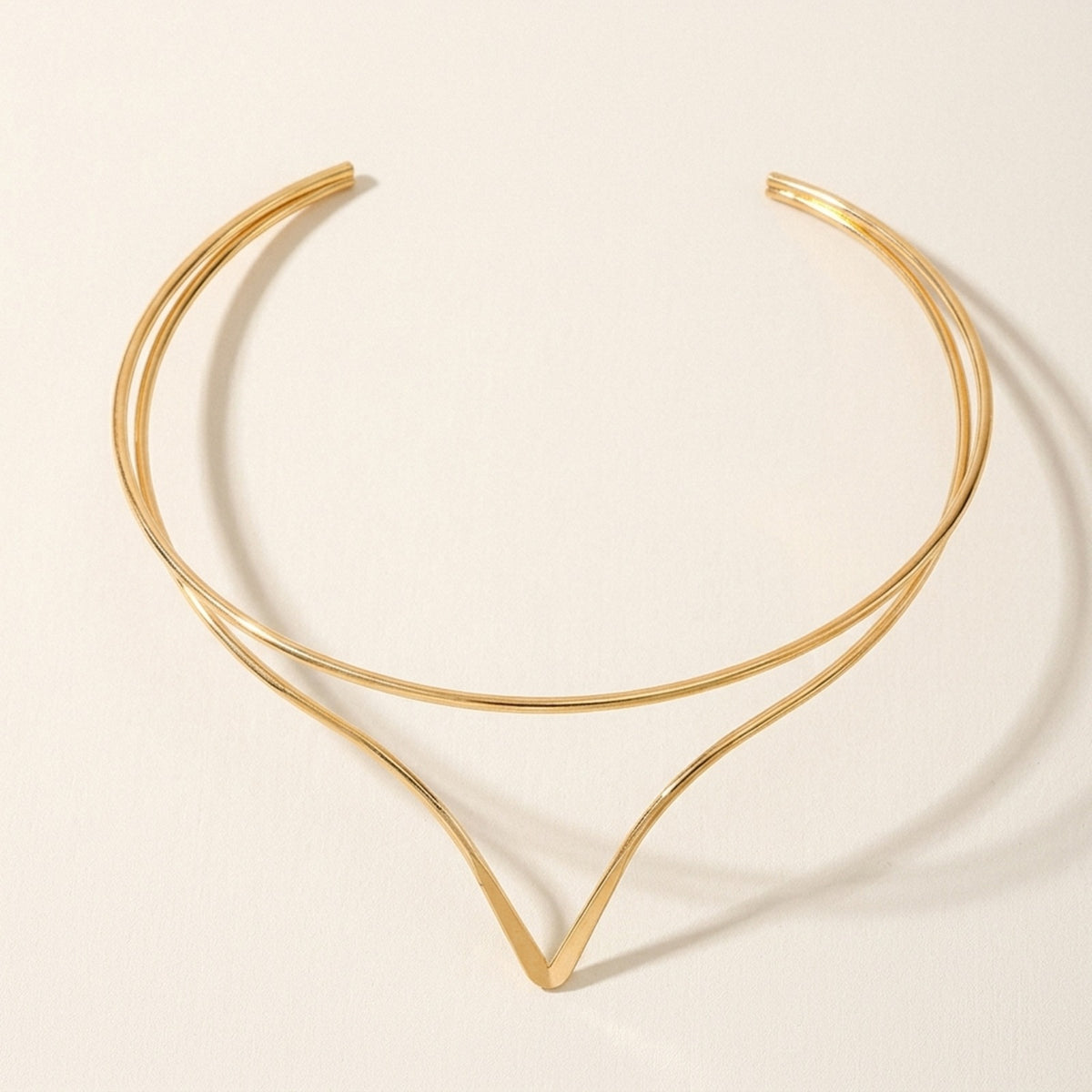 Amalfi V-Shaped Choker Necklace