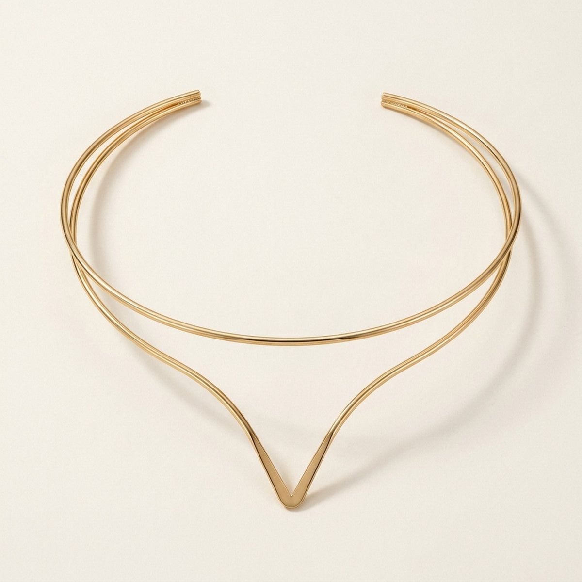 Amalfi V-Shaped Choker Necklace