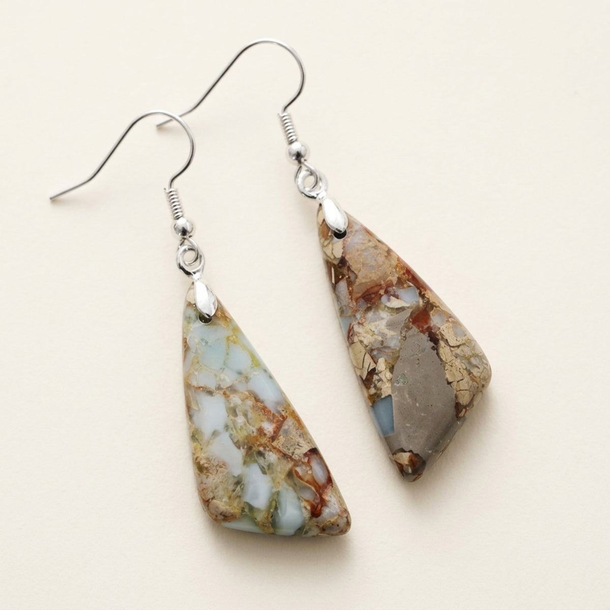 Avignon Emperor-Stone Geometric Earrings