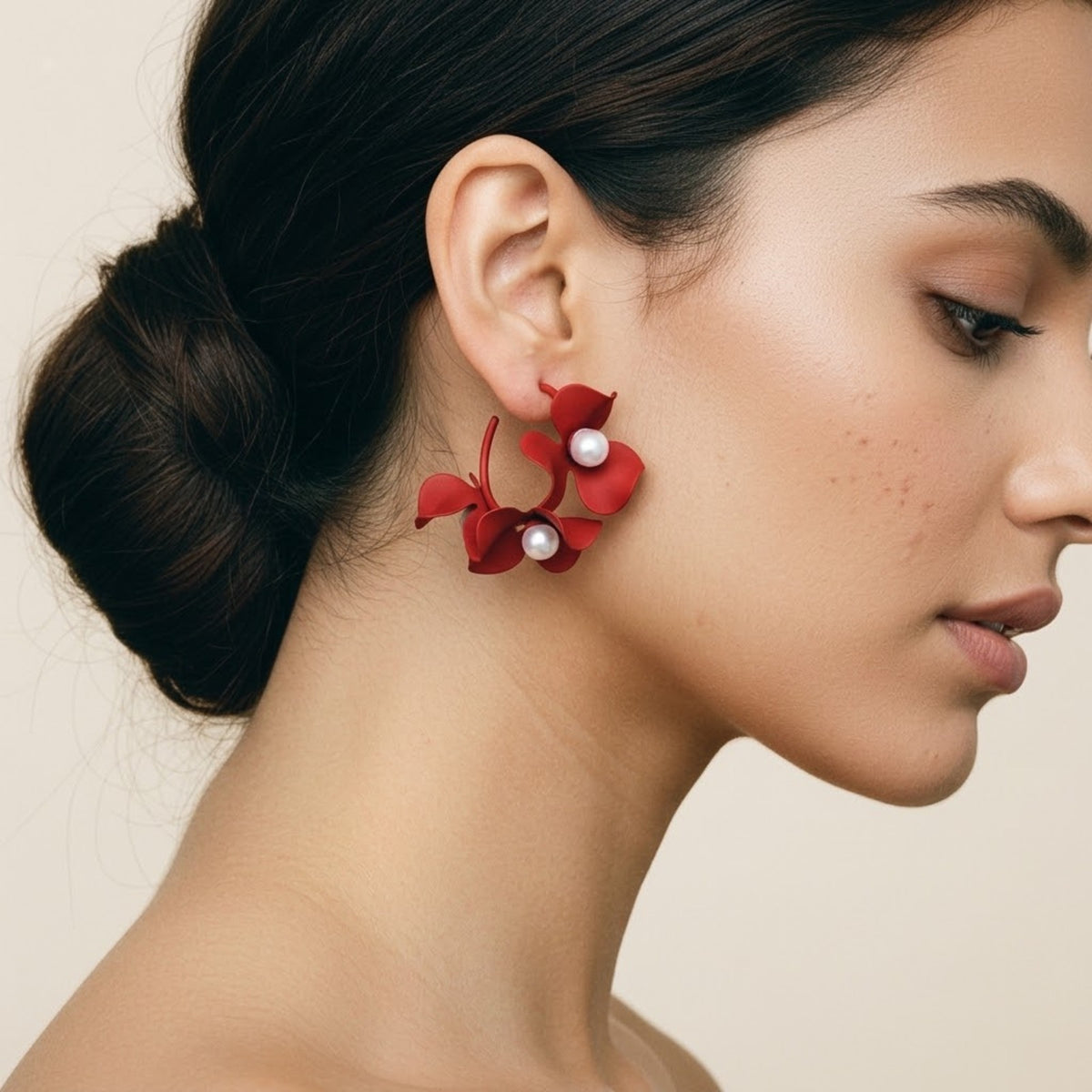 Fioralba Floral Pearl Earrings