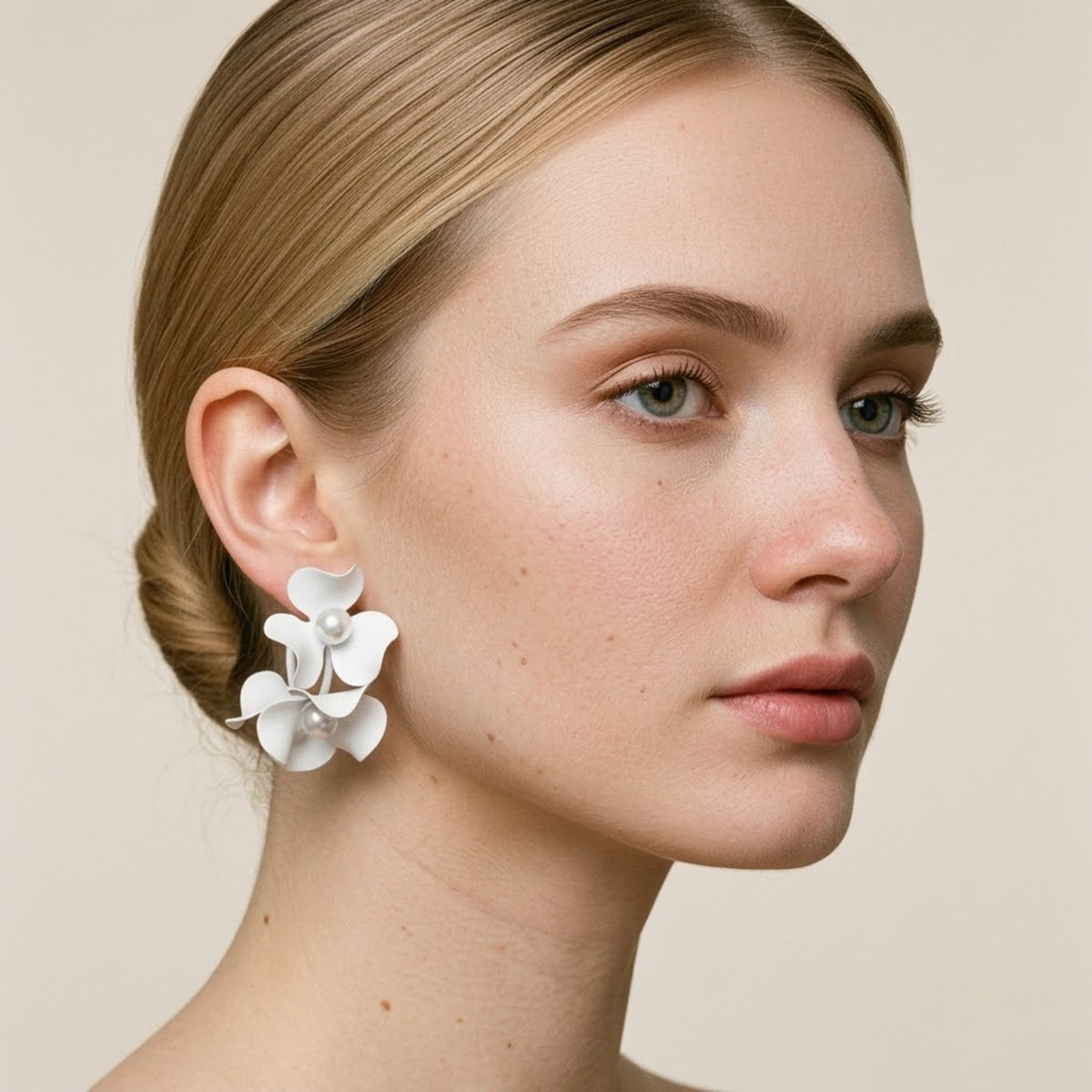 Fioralba Floral Pearl Earrings