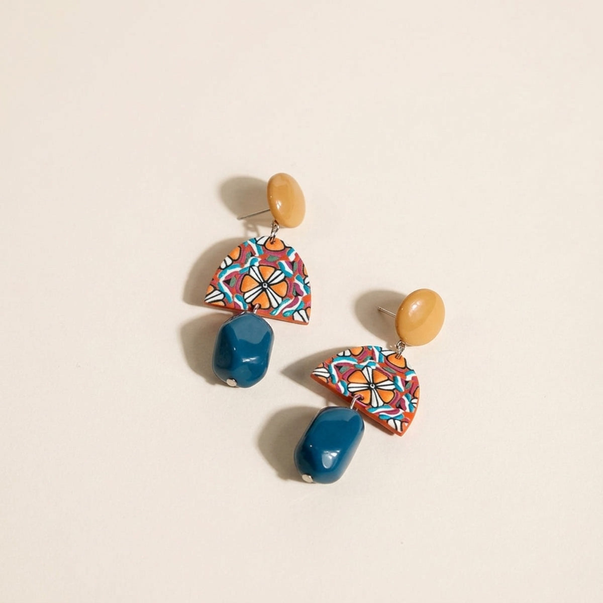 Aztec Drop Earrings