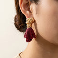 Athena Tassel Drop Earrings