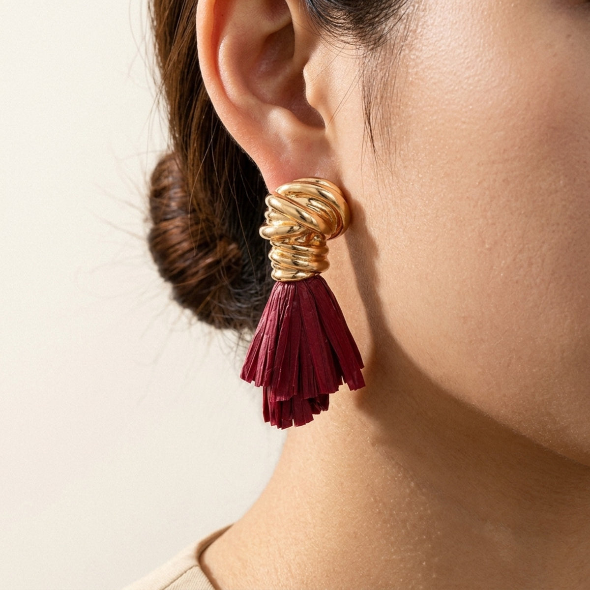 Athena Tassel Drop Earrings