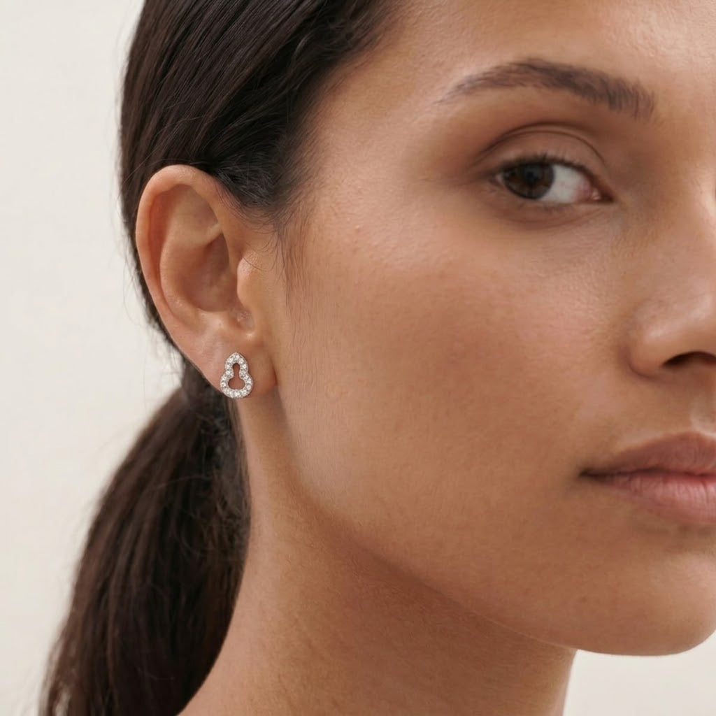 Alizée Gourd Stud Earrings