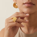 Lena Irregular Twisted Texture Ring