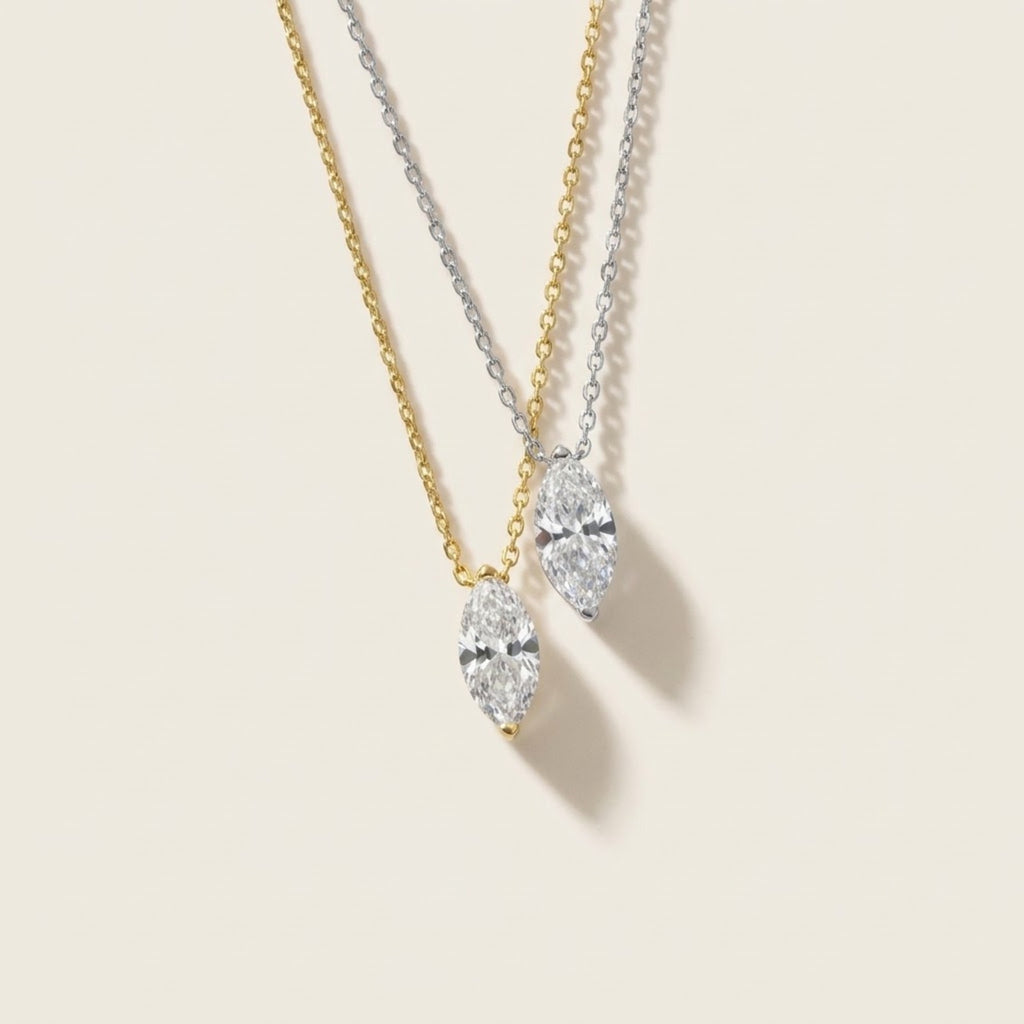 Layla Marquise Pendant Necklace