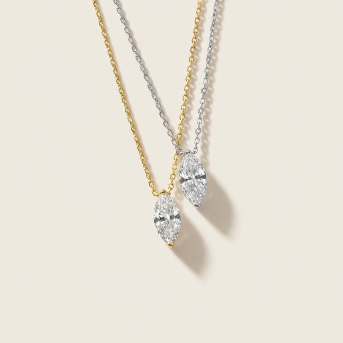 Layla Marquise Pendant Necklace