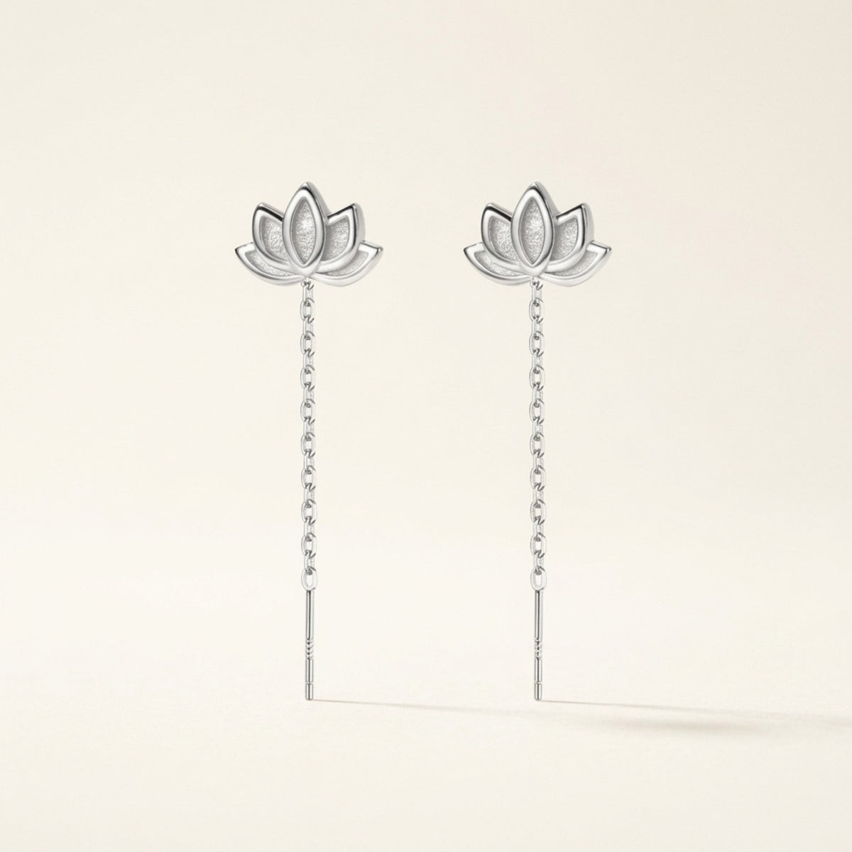 Minami Lotus Drop Earrings