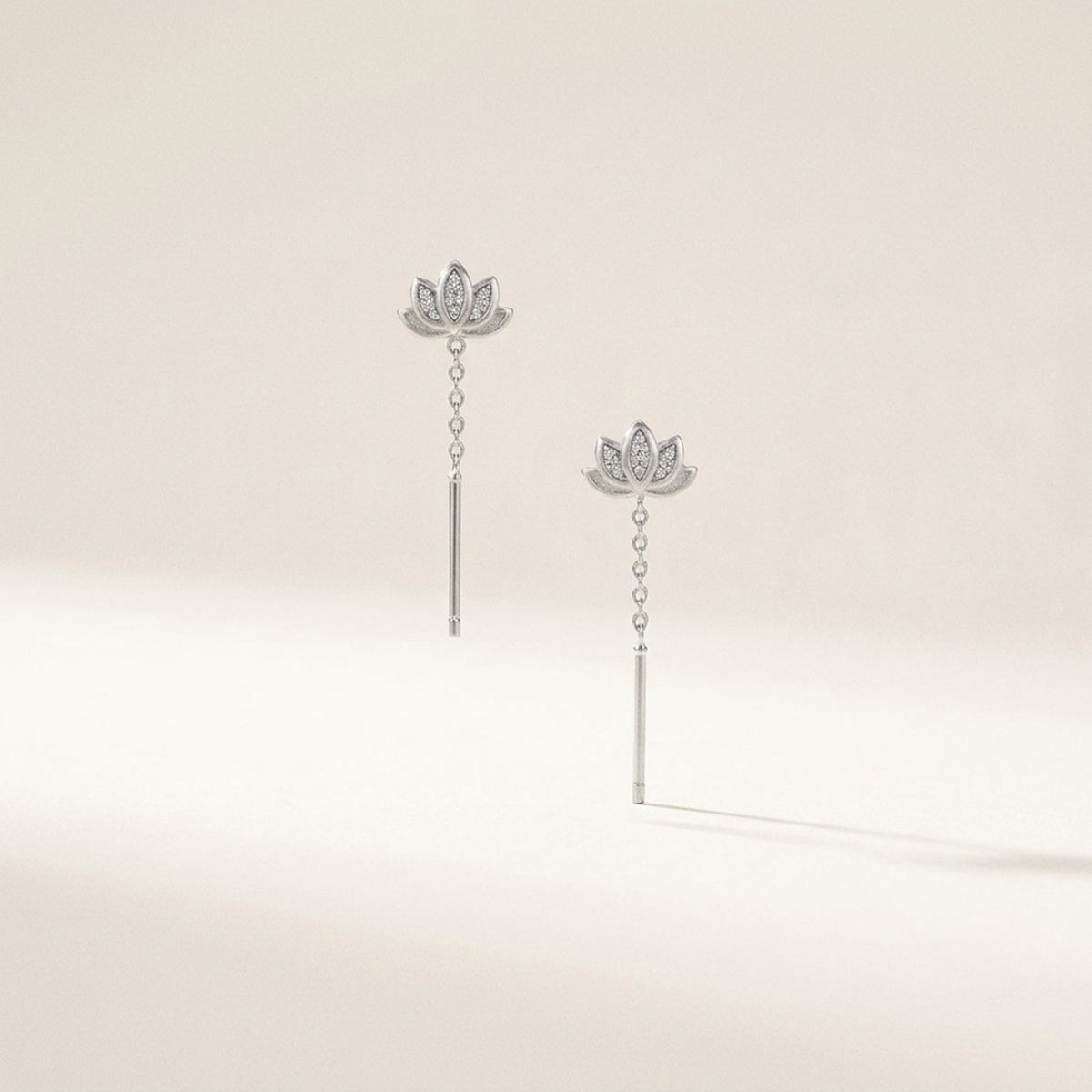 Minami Lotus Drop Earrings