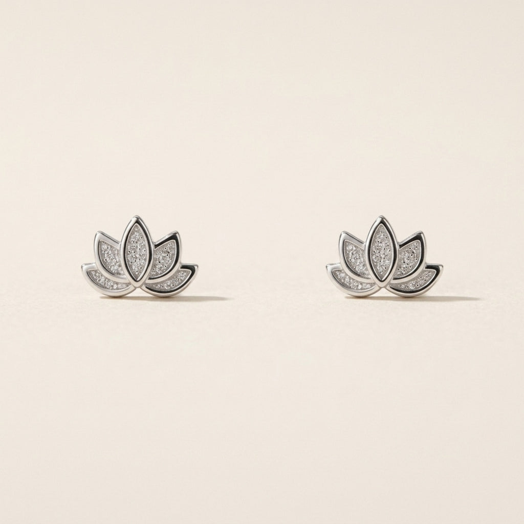 Cora Lotus Stud Earrings