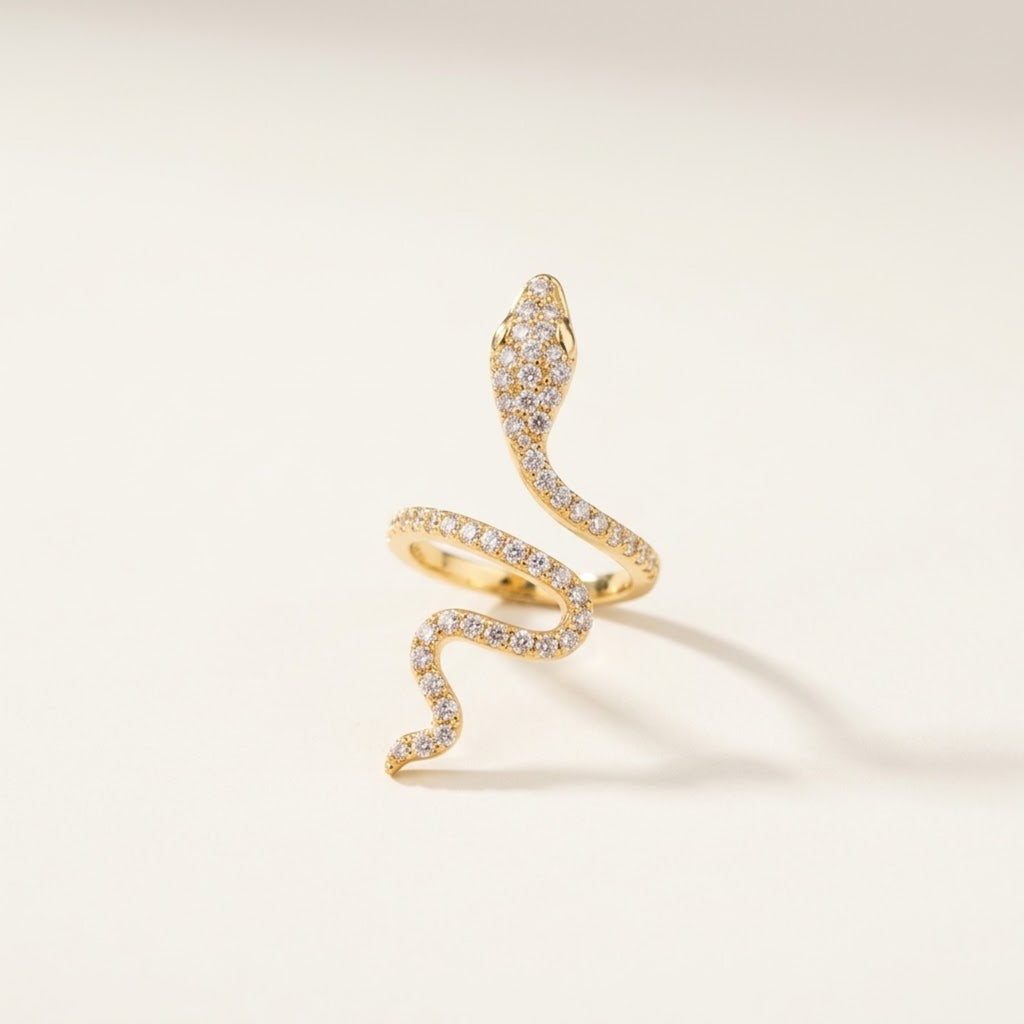 Medusa Snake Bypass Ring