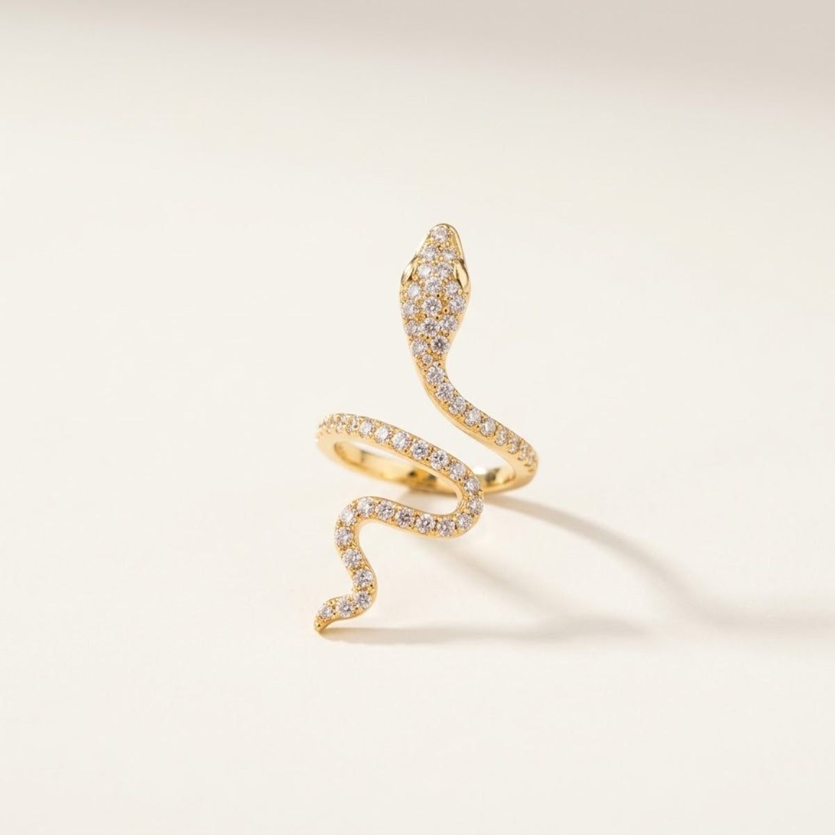 Medusa Snake Bypass Ring