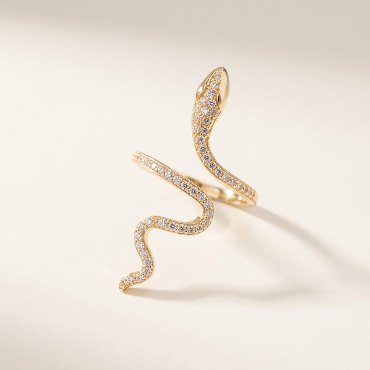 Medusa Snake Bypass Ring