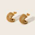 Cannes Mesh C-Hoop Earrings