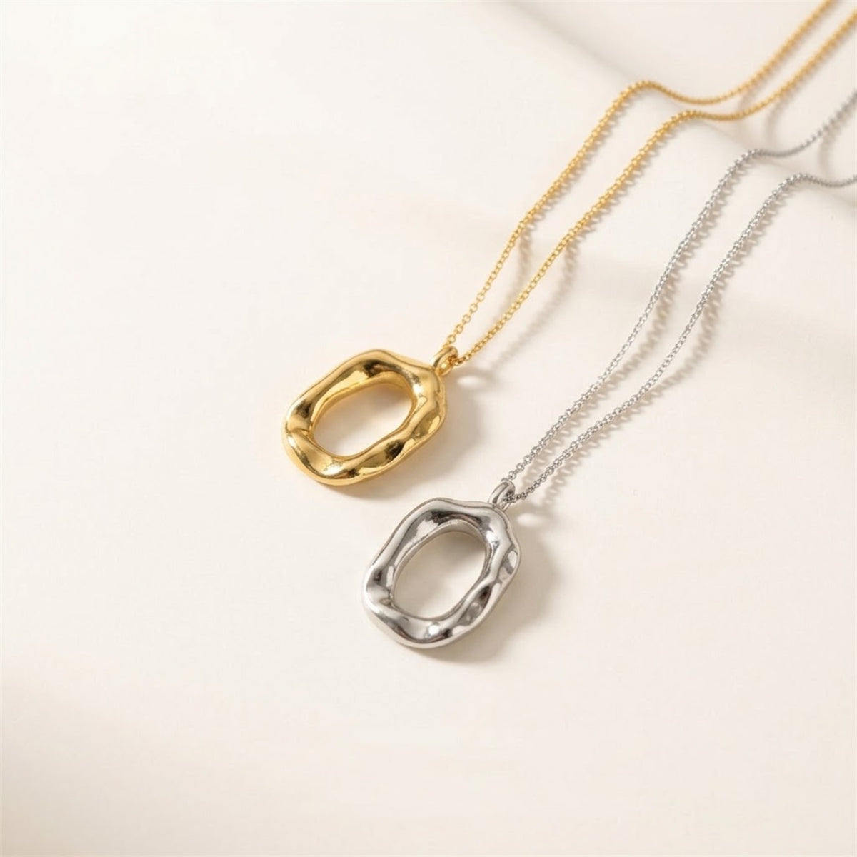 Nara Geometric Pendant Necklace