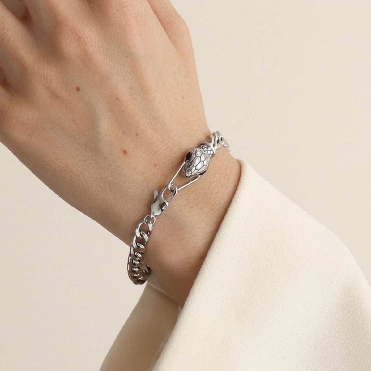 Elysia Snake-Head Bracelet