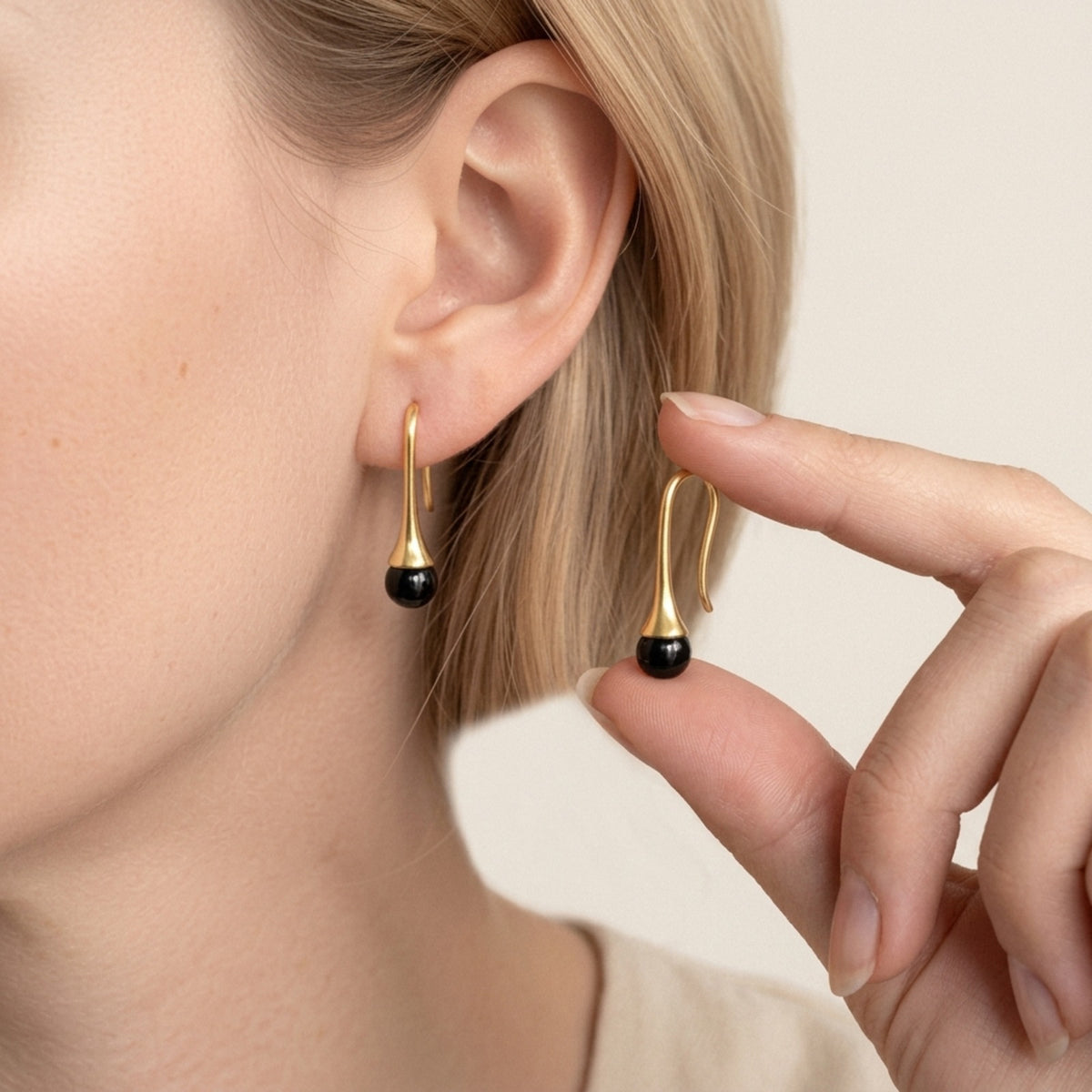 Fiji Teardrop Hook Earrings