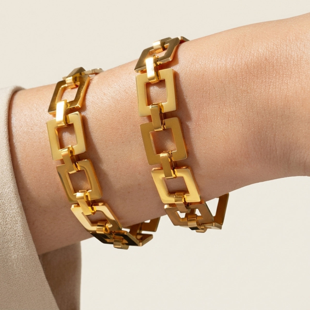 Calista Square Chain Bracelet