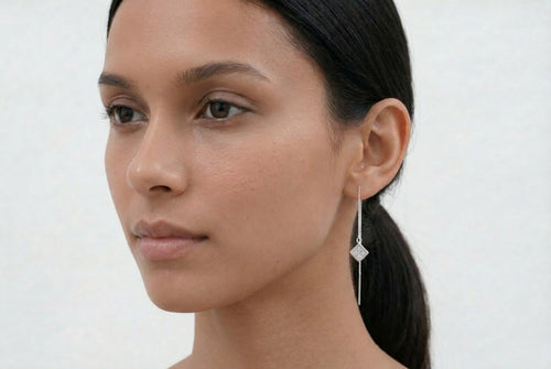 Aya Cube Drop Earrings