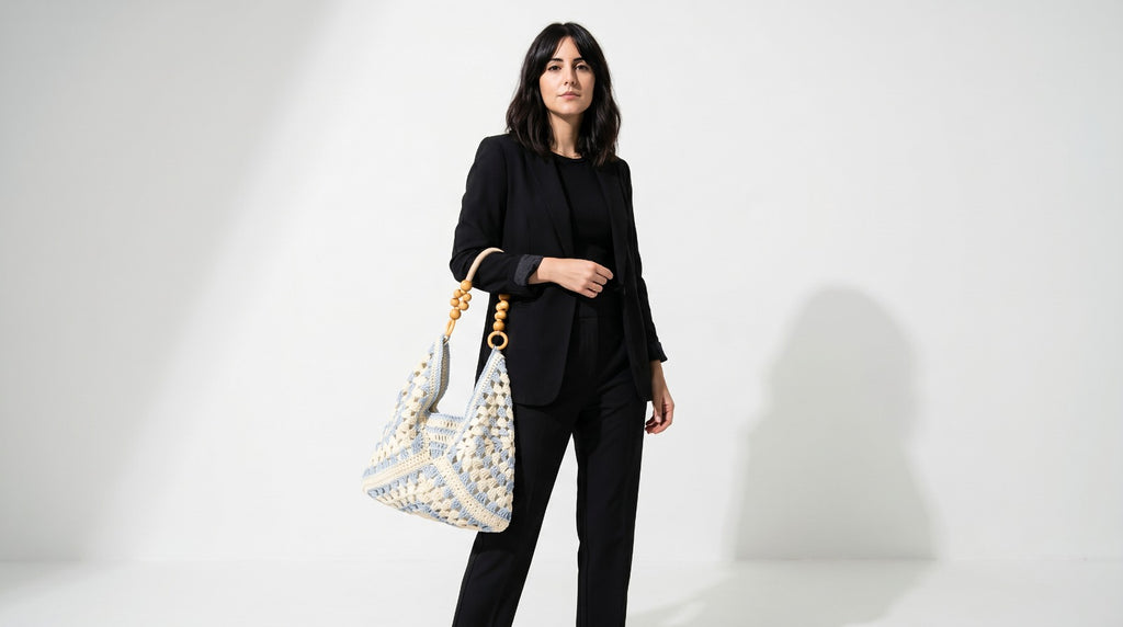 Vera Crochet Shoulder Bag