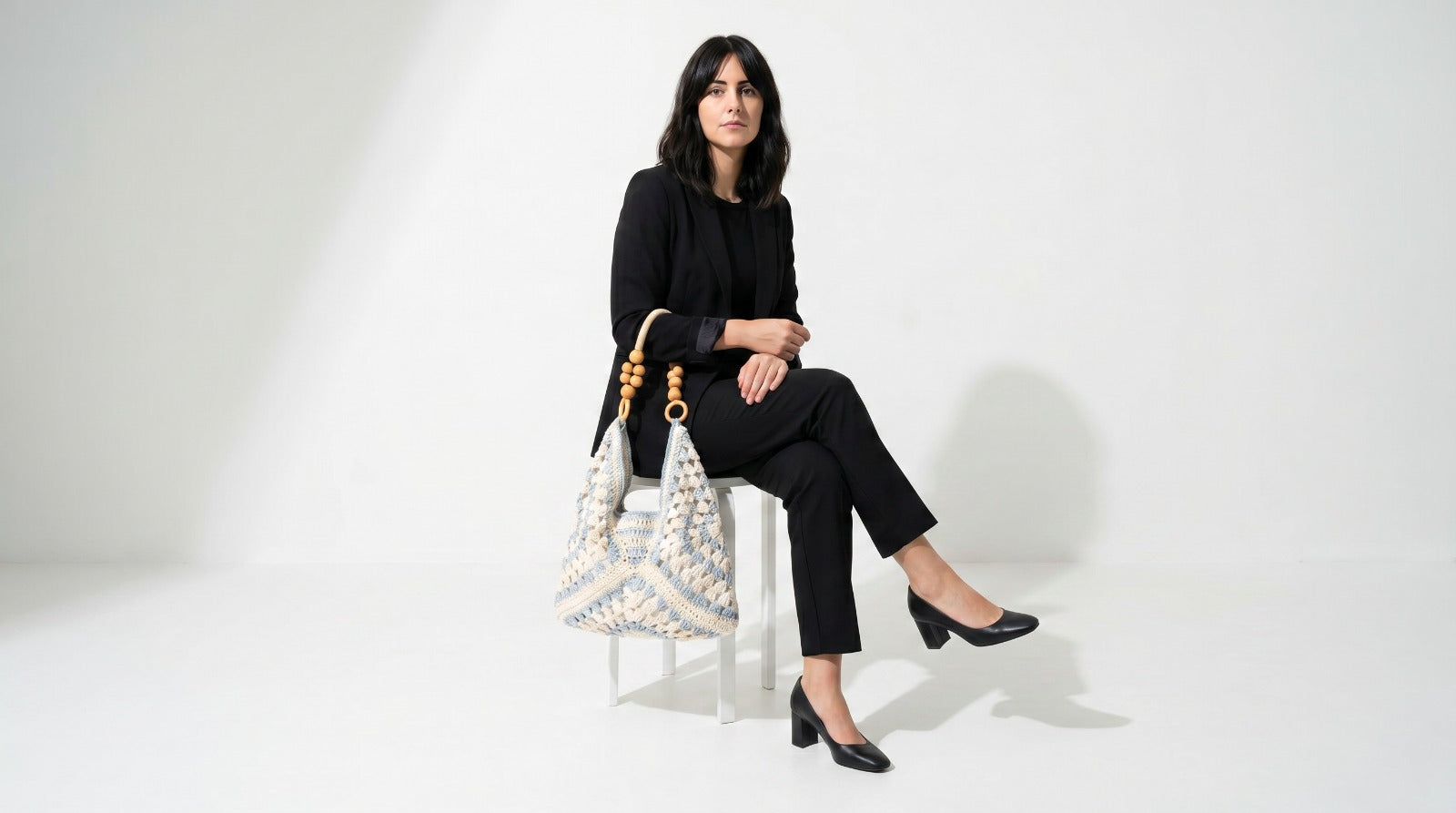 Vera Crochet Shoulder Bag