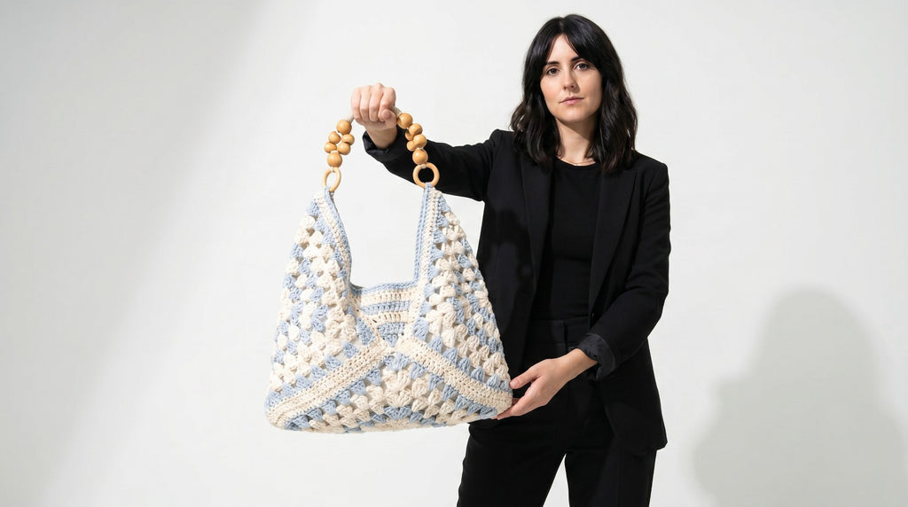 Vera Crochet Shoulder Bag