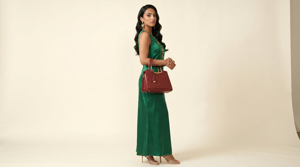 Aoi Crocodile Handbag