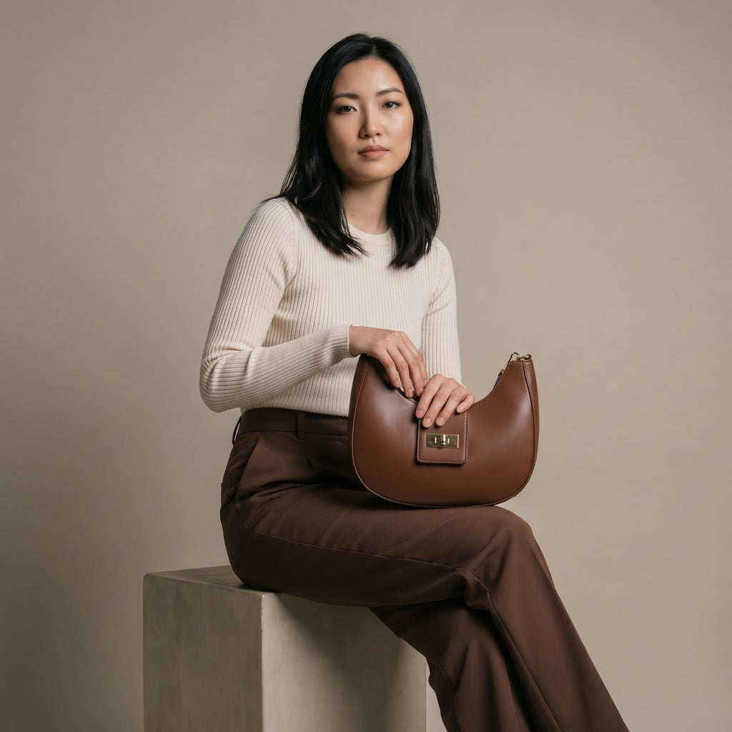 Arabella Buckle Shoulder Bag